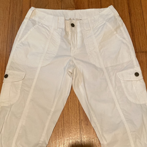 NWT Boston Proper Proper Cargo Pants, Pure White ￼ - Picture 4 of 5